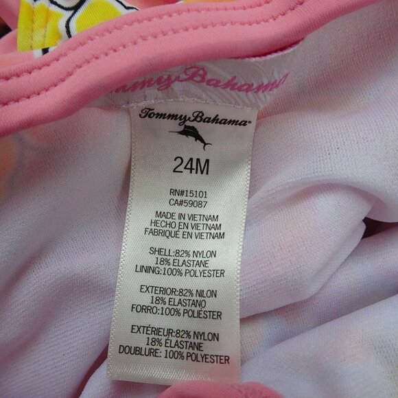 NWT Tommy Bahama Kids Swimsuit One-Piece Tile 24 Mos - Picture 10 of 12
